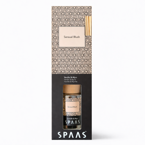 namų kvapas „sensual blush“ – vanilė ir mira (80ml)