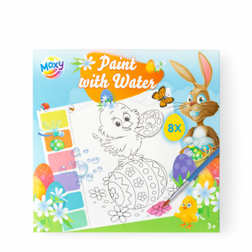 piešimas vandeniu „paint with water“ – kūrybinis rinkinys 8 paveikslai