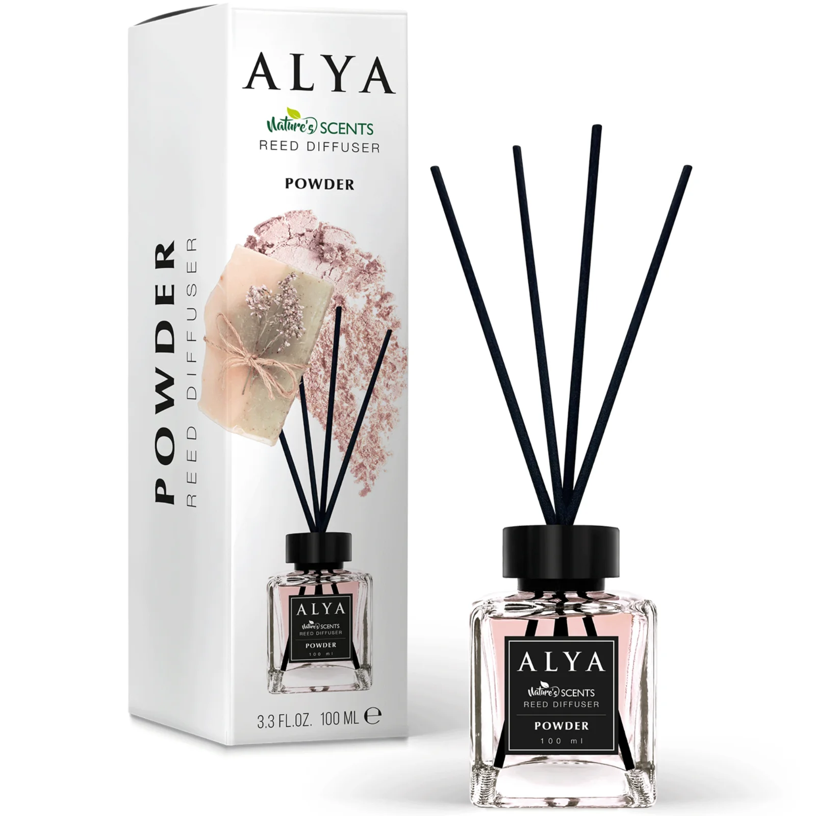 namų kvapų difuzorius „alya powder“, 100 ml namų kvapų difuzorius „alya powder“, 100 ml